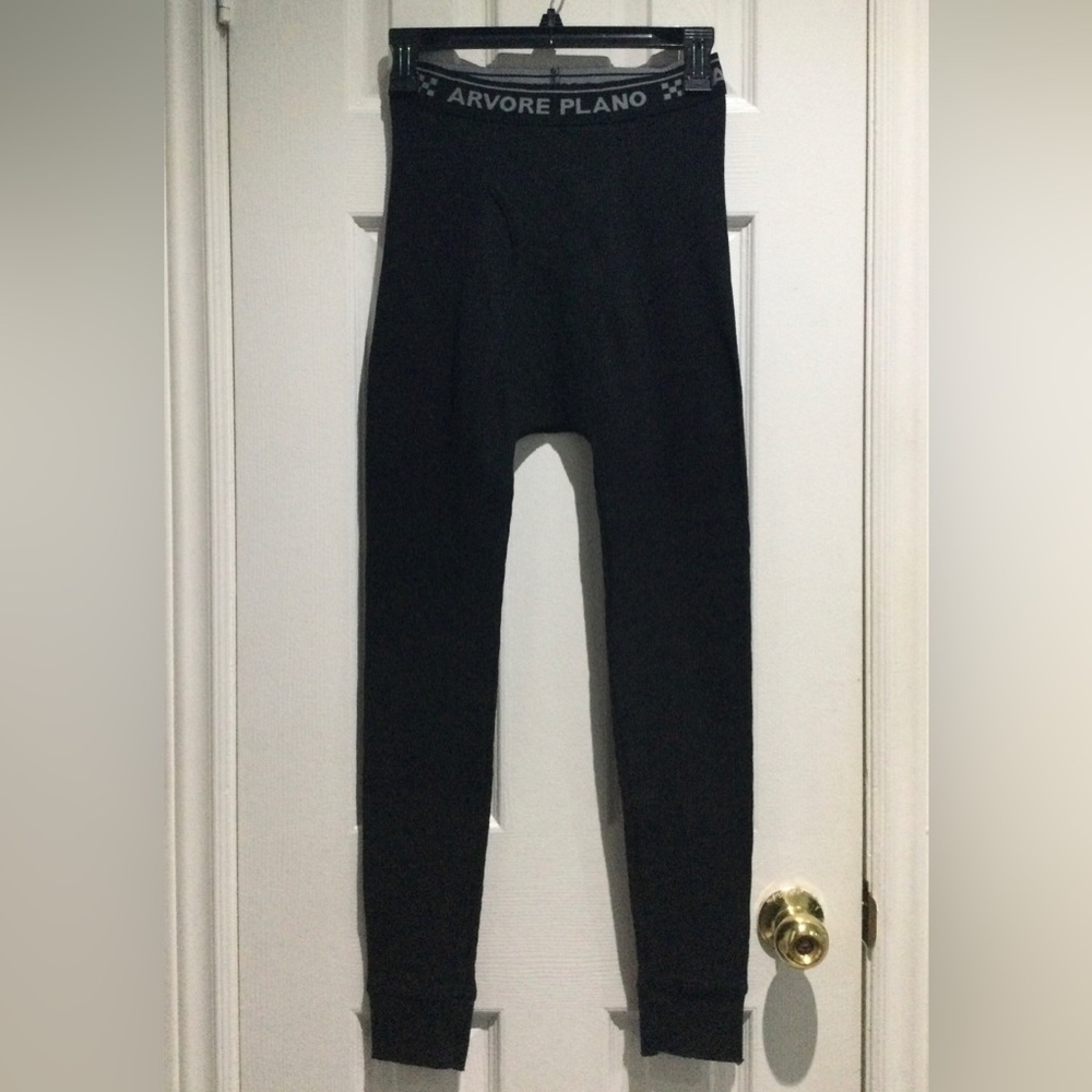NWOT Agile Fashion Black Leggings with Branded Waistband